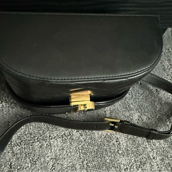 YSL June quilted black leather crossbody bag authentic‎ - Picture 9 of 13